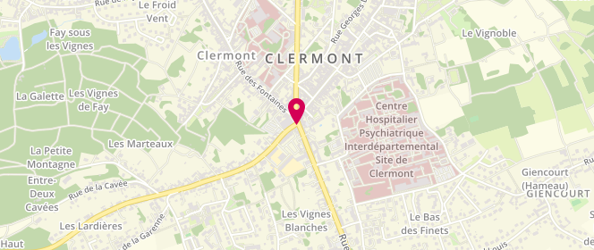 Plan de Dache Delphine, 7 Rue de Paris, 60600 Clermont