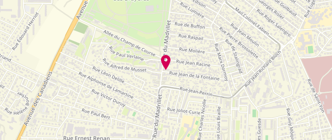 Plan de Aux Délices d'Elci et Franck, 55 Rue du Madrillet, 76800 Saint-Étienne-du-Rouvray