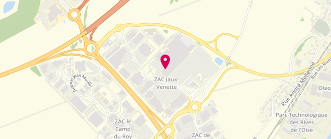 Plan de La Viennoisiere, Route Nationale 31 - Lotissement 44 - Centre Commercial Carrefour Venette, 60200 Compiègne