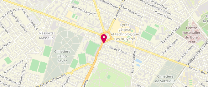 Plan de Boulangerie des Bruyères, 69 avenue des Canadiens, 76300 Sotteville-lès-Rouen