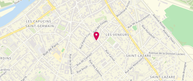 Plan de Boulangerie Patisserie Charlier, 22 Rue Carnot, 60200 Compiègne