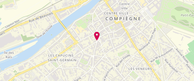 Plan de Le Fournil de Compiegne, 6 Rue de Paris, 60200 Compiègne