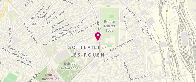Plan de Banette, 330 Rue Garibaldi, 76300 Sotteville-lès-Rouen