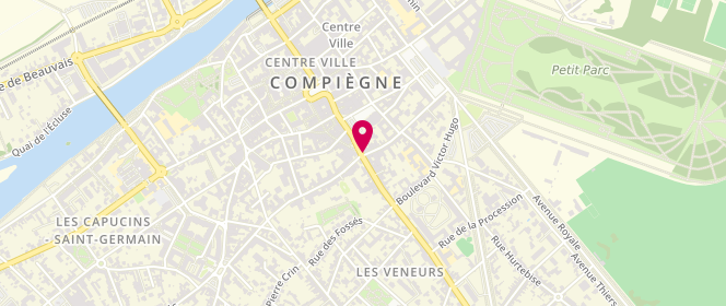 Plan de Vanille et Chocolat, 3 Rue Magenta, 60200 Compiègne