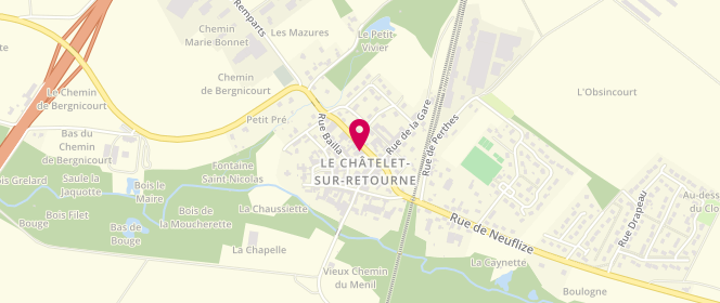 Plan de Pauline et Romain, 5 Rue des Remparts, 08300 Le Châtelet-sur-Retourne