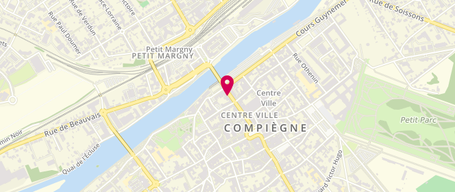 Plan de Méline, 10 Rue Solférino, 60200 Compiègne