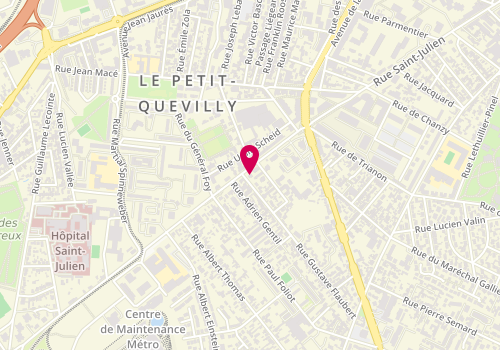 Plan de Maison Angrand, 7 Boulevard Charles de Gaulle, 76140 Le Petit-Quevilly