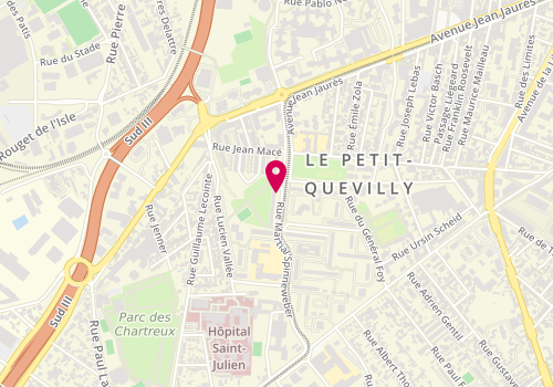 Plan de El Baraka, Centre Commercial Saint Julien
4 Rue Martial Spinneweber, 76140 Le Petit-Quevilly