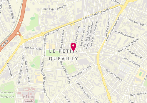 Plan de Boulangerie Osmont, 12 Rue Jean Macé, 76140 Le Petit-Quevilly