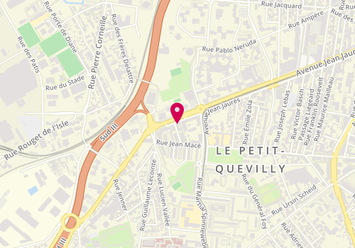 Plan de Boulangerie Catel, 157 avenue Jean Jaurès, 76140 Le Petit-Quevilly