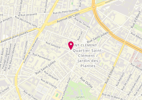 Plan de Le Fournil du Saint Julien, 130 Rue Saint Julien, 76100 Rouen