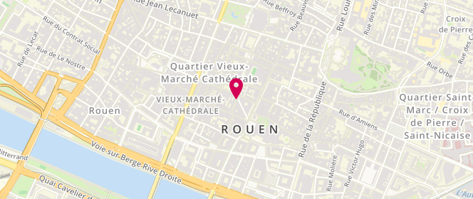 Plan de Rollon, 2 Rue Bec, 76000 Rouen