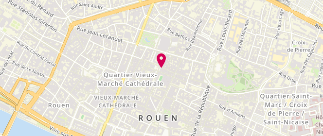 Plan de Boulangerie MAUGARD, 41 Rue Ganterie, 76000 Rouen