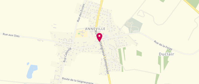 Plan de Au Fournil de la Presqu Ile, 450 Rue Mgr Lemonnier, 76480 Anneville-Ambourville