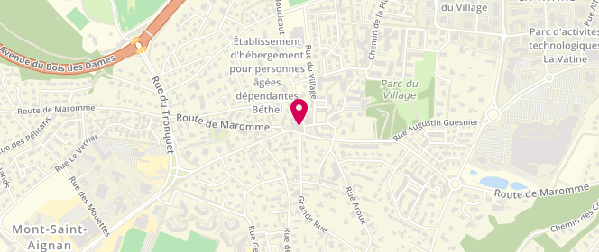 Plan de Boulangerie du Village, 105 Route de Maromme, 76130 Mont-Saint-Aignan
