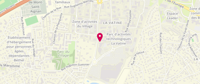 Plan de Toufletboulanger, 6 Rue Linus-Carl-Pauling, 76130 Mont-Saint-Aignan