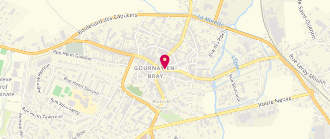 Plan de Gourmand In, 6 Rue du Docteur Duchesne, 76220 Gournay-en-Bray