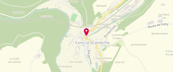 Plan de Coste, 5 Rue de Longwy, 54870 Cons-la-Grandville
