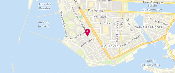 Plan de Le Fournil du Perrey, 69 Place Beauvallet, 76600 Le Havre