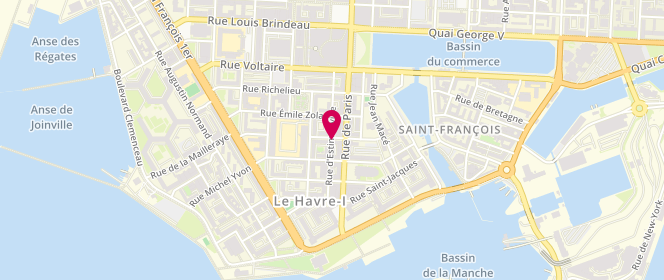 Plan de CHAUVET Bruno, Le
26 Rue Guillaume de Marceilles, 76600 Le Havre