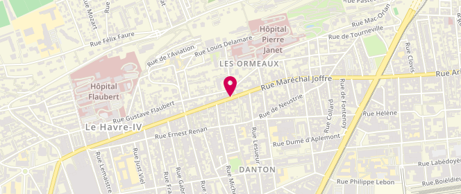 Plan de Boulangerie Centrale, 43 Rue du Maréchal Joffre, 76600 Le Havre