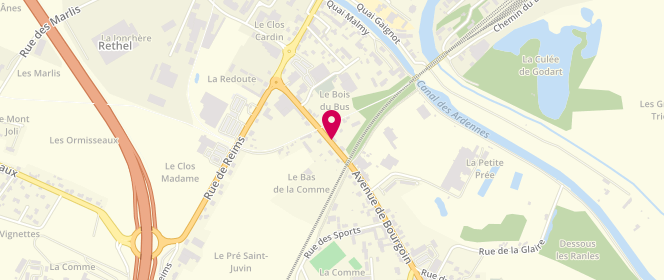 Plan de MALHOMME Joël, 25 Avenue de Bourgoin, 08300 Sault-lès-Rethel
