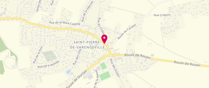 Plan de Les Délices de Saint Pierre, 1 Rue de l'Église, 76480 Saint-Pierre-de-Varengeville