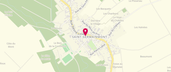 Plan de Boulangerie de Saint Ger, 65 Rue Désiré Linard, 08190 Saint-Germainmont