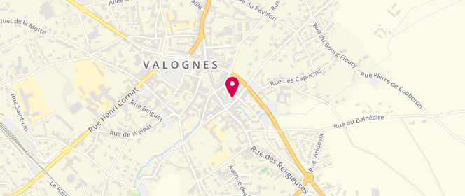 Plan de BOCAGE Denis, 5 Rue Saint -Malo, 50700 Valognes