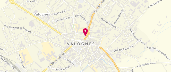 Plan de Boulangerie Leblond, 3 Rue Villault Duchesnois, 50700 Valognes