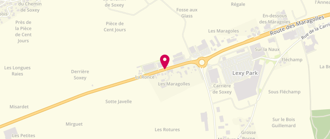 Plan de Boulangerie Marie Blachère, Route Départemental 618 Les Maragolles, 54720 Lexy