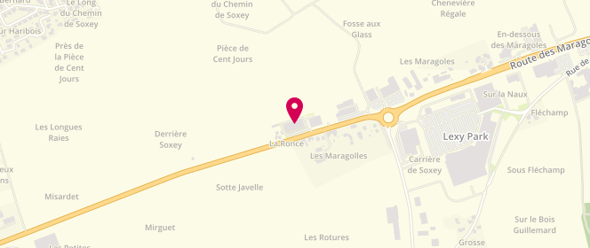 Plan de Pâtisserie Thomas Hodel, 9e Route Nationale
18 Les Maragolles, 54720 Lexy