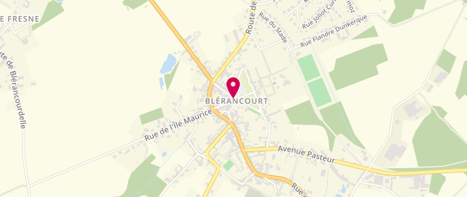 Plan de Boulangerie Frein, 14 Place de l'Hotel de Ville, 02300 Blérancourt