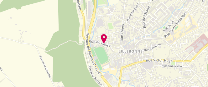 Plan de Aux Delices de Lillebonne, 4 Rue du Havre, 76170 Lillebonne
