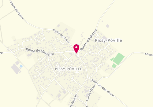 Plan de Le Fournil de Pissy Poville, 2 Route Mairie, 76360 Pissy-Pôville
