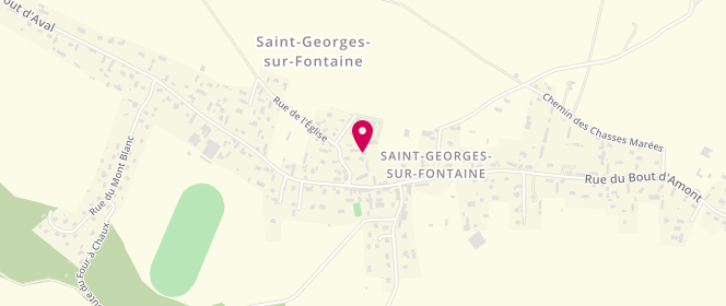 Plan de La Fournée d'Amandine, 3 Place du Village, 76690 Saint-Georges-sur-Fontaine