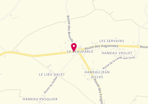 Plan de Le Beau Parlé, 3 Route Mont Fanu, 50700 Brix