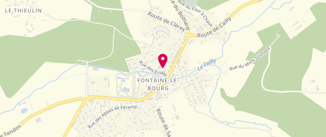 Plan de Aux Douceurs de Fontaine, 697 Rue Édouard Delamare-Deboutteville, 76690 Fontaine-le-Bourg