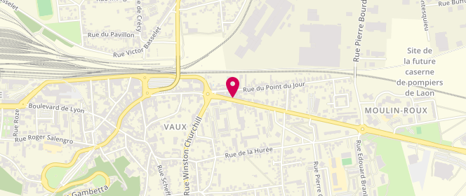 Plan de Chez Stephane et Sophie, 25 avenue Charles de Gaulle, 02000 Laon