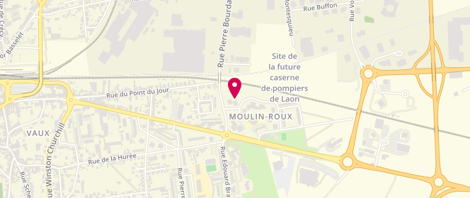 Plan de Le Fournil du Moulin, 7 Rue d'Athies, 02000 Laon