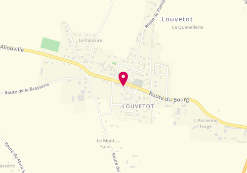 Plan de DEPORTE Eric, 887 Route du Bourg, 76490 Louvetot