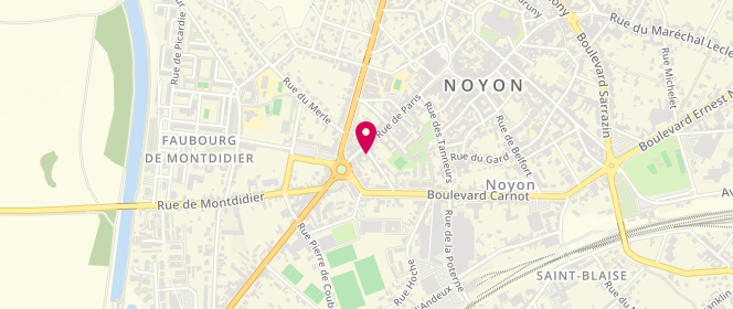 Plan de BAYART Olivier, 73 Rue de Paris, 60400 Noyon