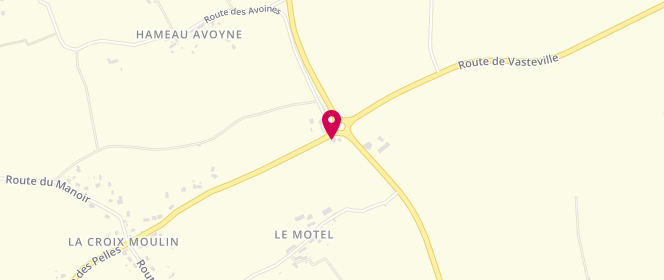 Plan de Au Fournil d'Acqueville, 2 Route des Pelles, 50440 La Hague