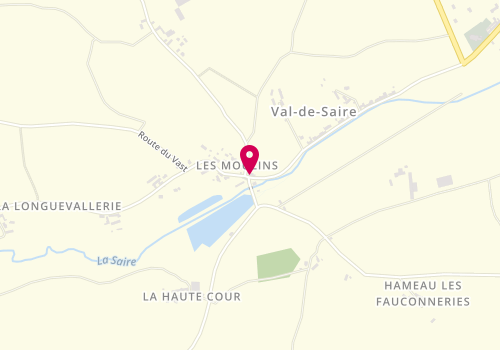 Plan de La Brioche du Vast Viennoiserie - Épicerie Fine, 12 Les Moulins, 50630 Le Vast