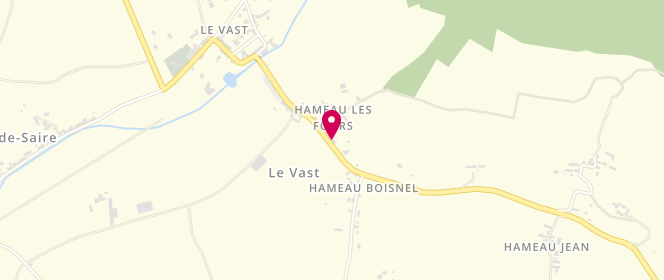 Plan de La Boulangerie du Vast, Es
27 le hameau Les Fours, 50630 Le Vast