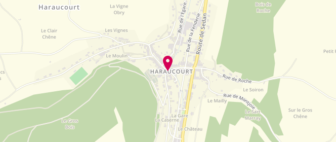 Plan de Moullois Marion, 13 Place Saint Rémy, 08450 Haraucourt