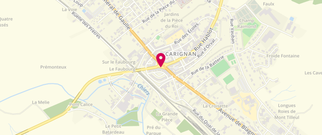 Plan de Le Coq Boulanger, 17 Rue Maria Visseaux, 08110 Carignan