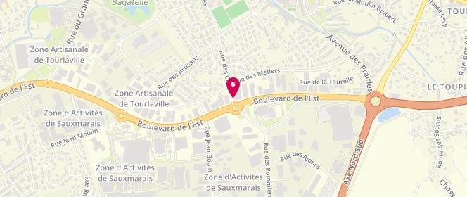 Plan de Maison Toulorge, 436 Rue des Métiers, 50110 Tourlaville