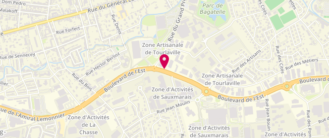 Plan de Boulangerie Marie Blachère, Tourlaville 438 Boulevard Est, 50110 Cherbourg-en-Cotentin