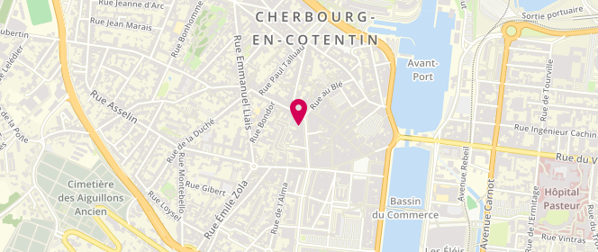 Plan de Festival des Pains, 10 Rue Albert Mahieu, 50100 Cherbourg-en-Cotentin